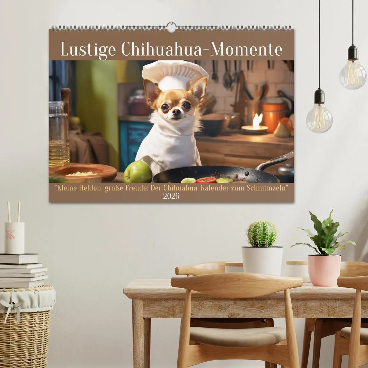 Bild: 9783457401293 | Lustige Chihuahua-Momente (Wandkalender 2026 DIN A2 quer), CALVENDO...