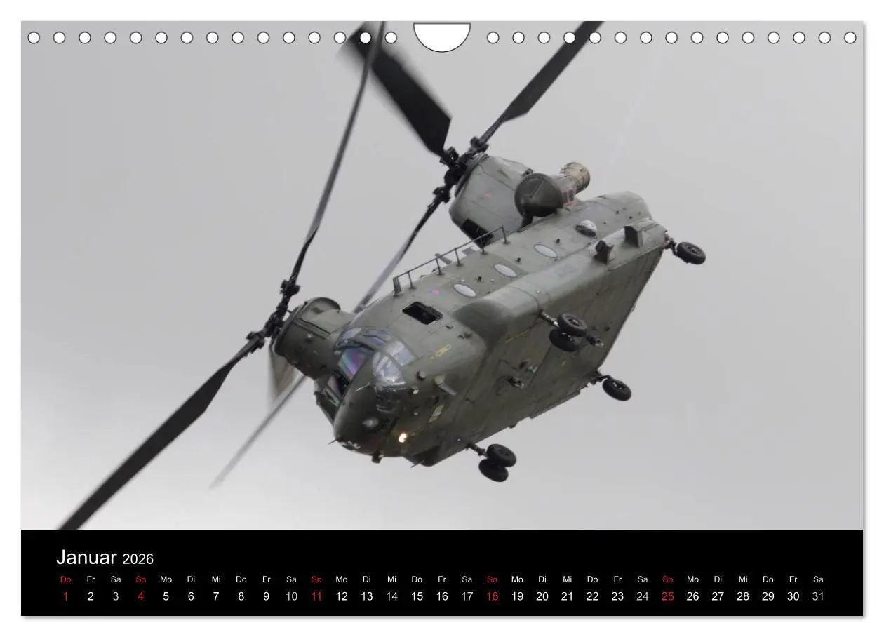 Bild: 9783457951293 | Militärhubschrauber (Wandkalender 2026 DIN A4 quer), CALVENDO...