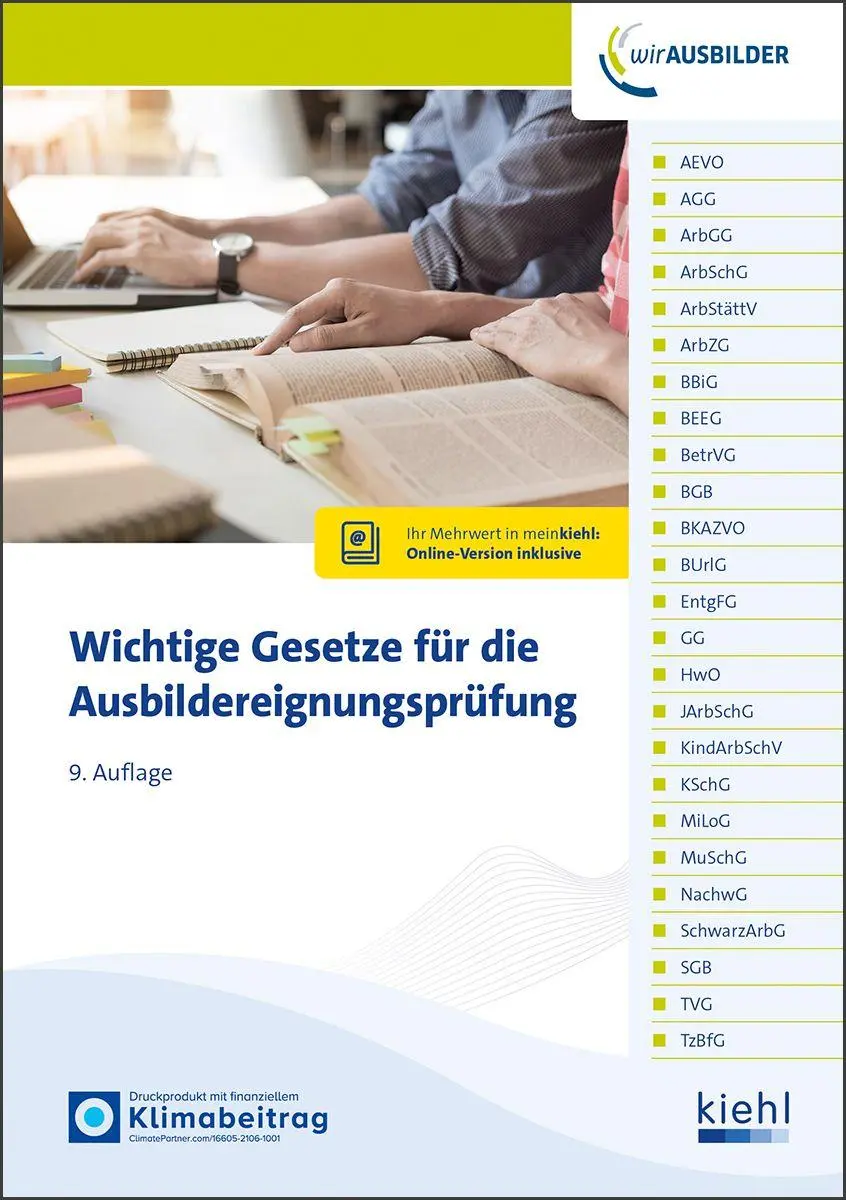 Cover: 9783470101293 | Wichtige Gesetze für die Ausbildereignungsprüfung | Bundle | Deutsch