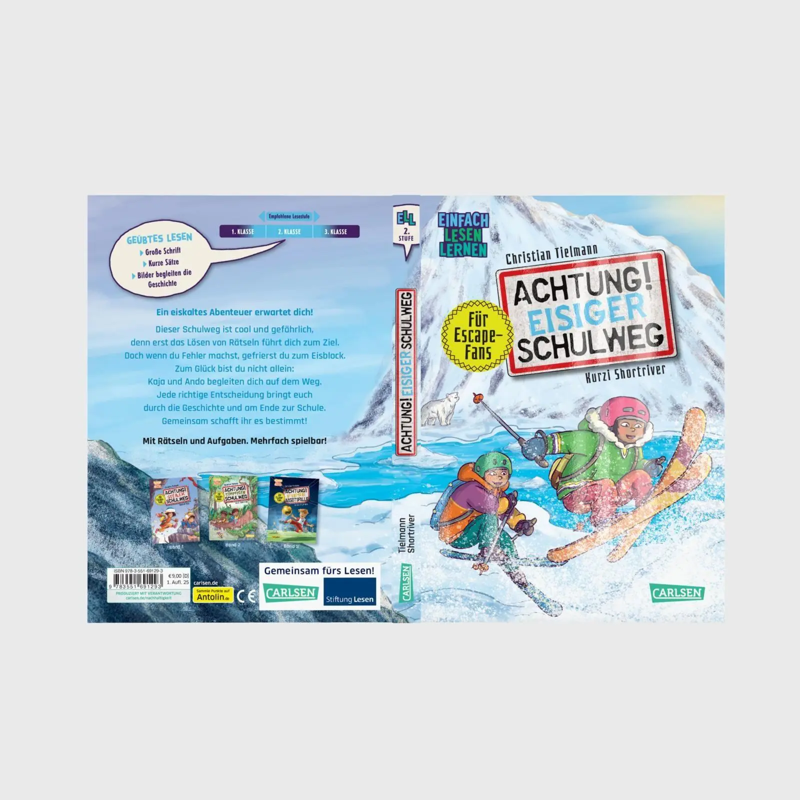 Bild: 9783551691293 | Achtung!: Eisiger Schulweg | Einfach Lesen Lernen | Christian Tielmann