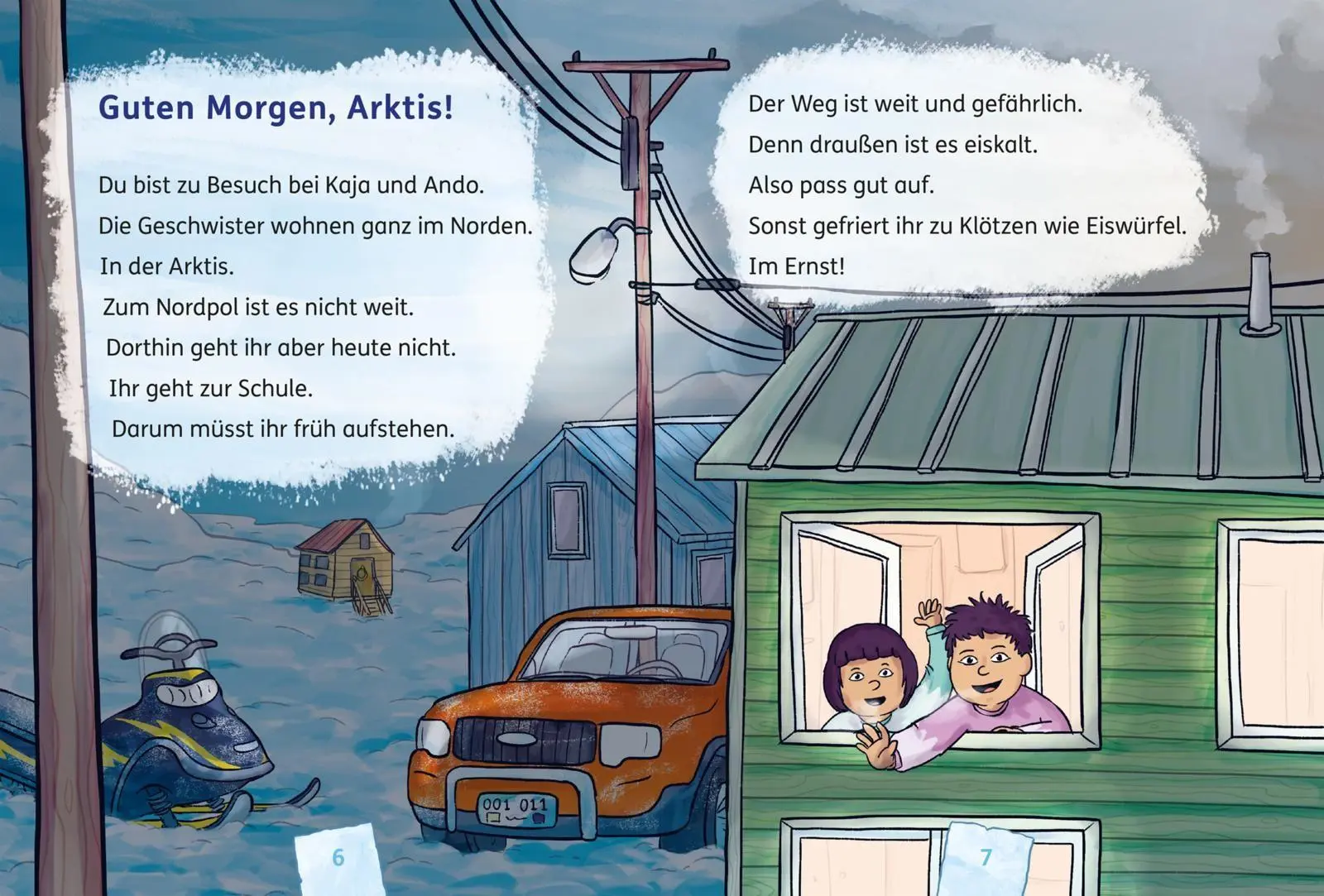 Bild: 9783551691293 | Achtung!: Eisiger Schulweg | Einfach Lesen Lernen | Christian Tielmann