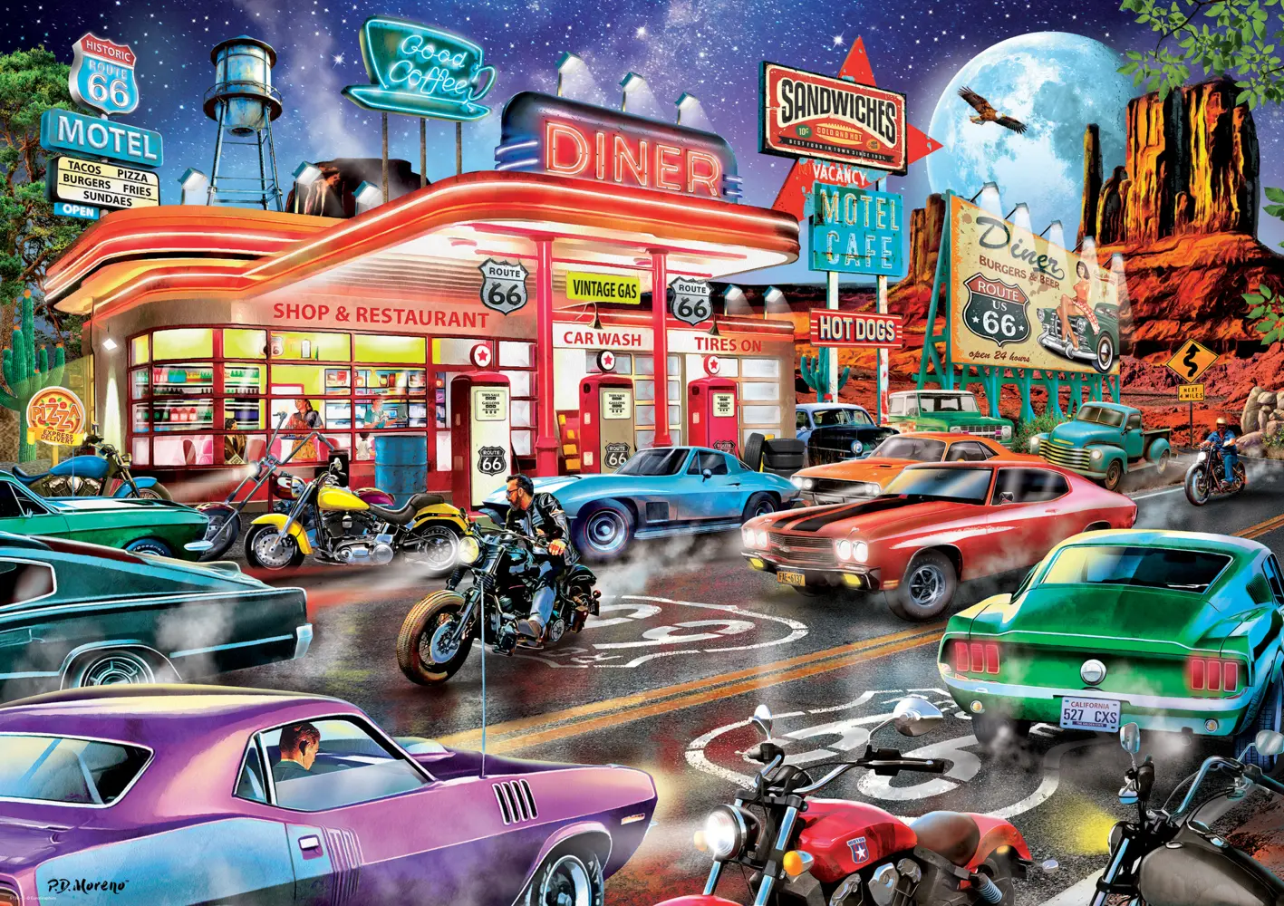 Bild: 628136661393 | Diner an der Route 66 | Spiel | In Spielebox | 6000-6139 | Deutsch