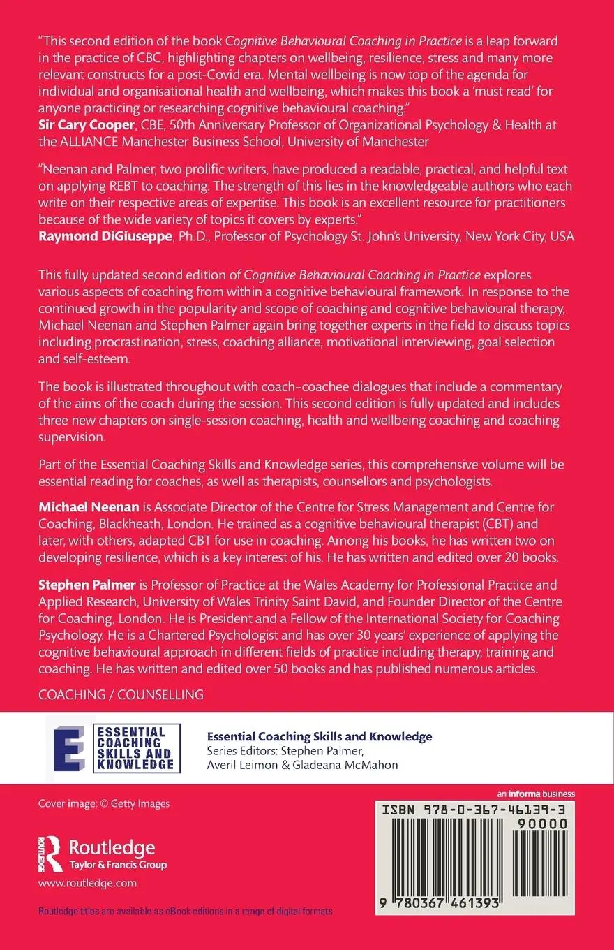 Rückseite: 9780367461393 | Cognitive Behavioural Coaching in Practice | Michael Neenan (u. a.)
