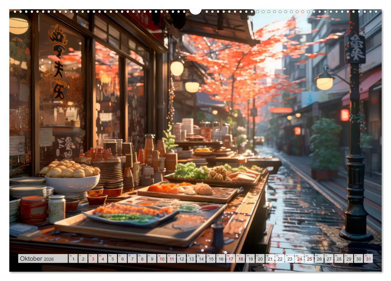Bild: 9783457491393 | STREET FOOD Genuss International (Wandkalender 2026 DIN A2 quer),...