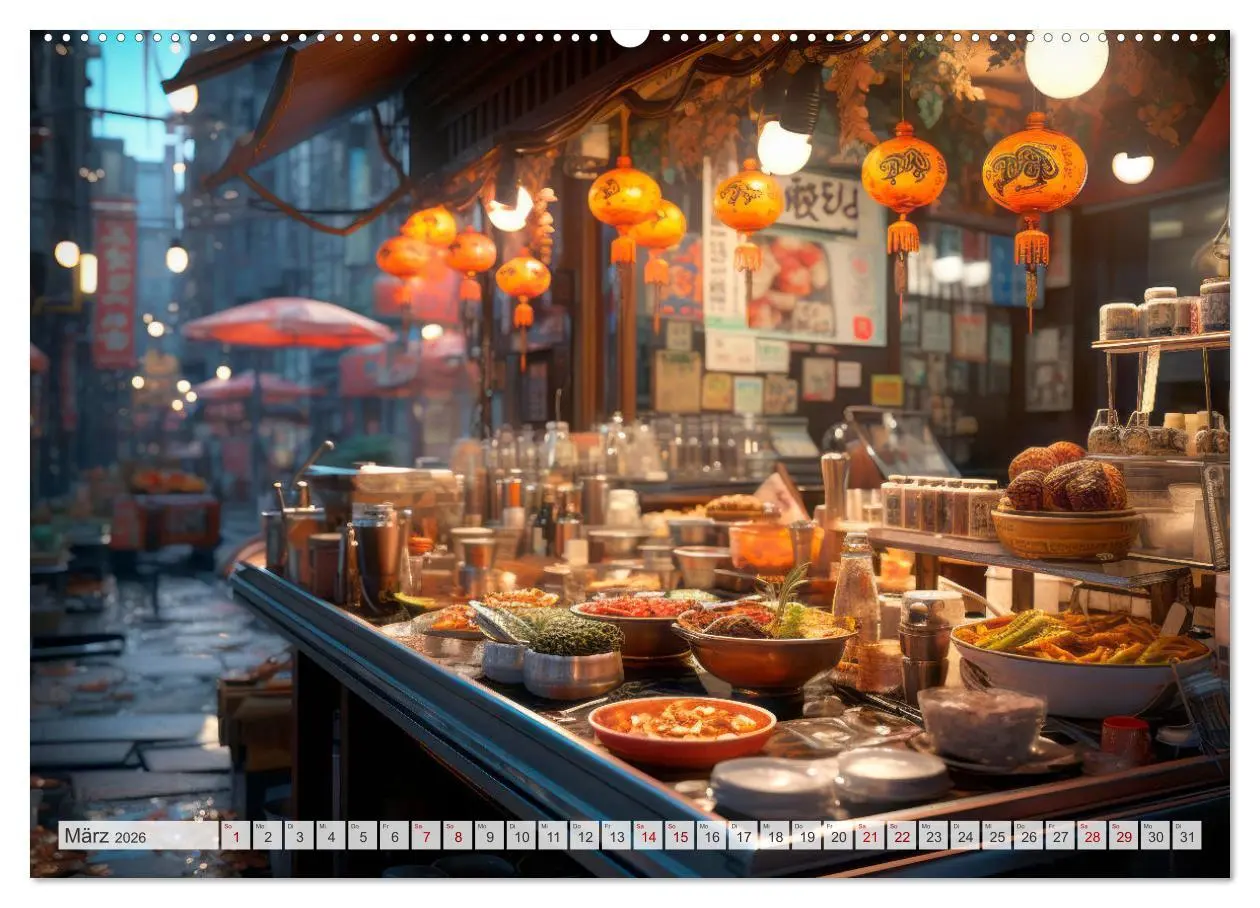 Bild: 9783457491393 | STREET FOOD Genuss International (Wandkalender 2026 DIN A2 quer),...