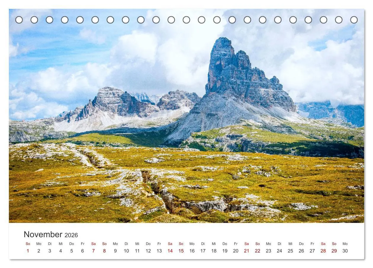 Bild: 9783457561393 | Dolomiten - Die wunderschönen Südalpen in Italien. (Tischkalender...
