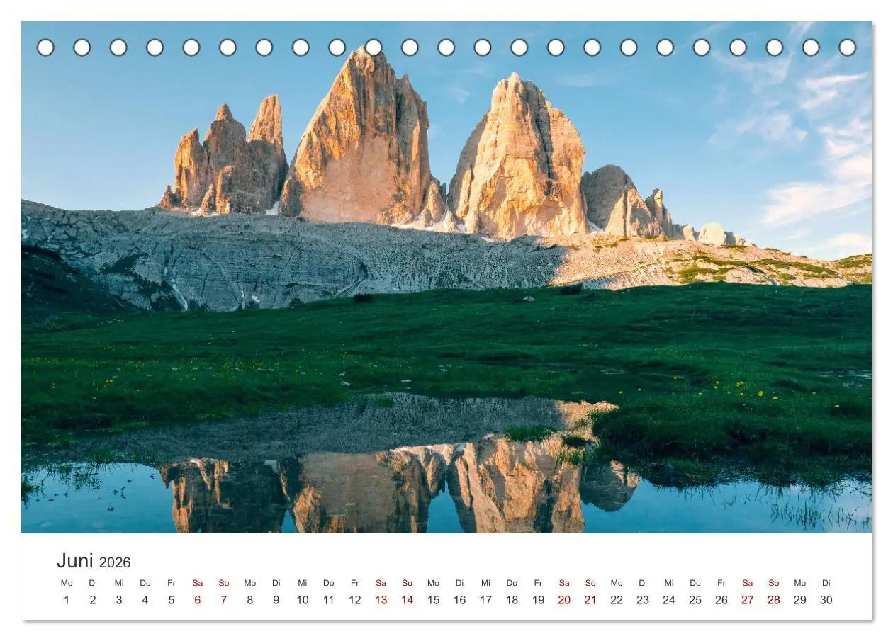 Bild: 9783457561393 | Dolomiten - Die wunderschönen Südalpen in Italien. (Tischkalender...