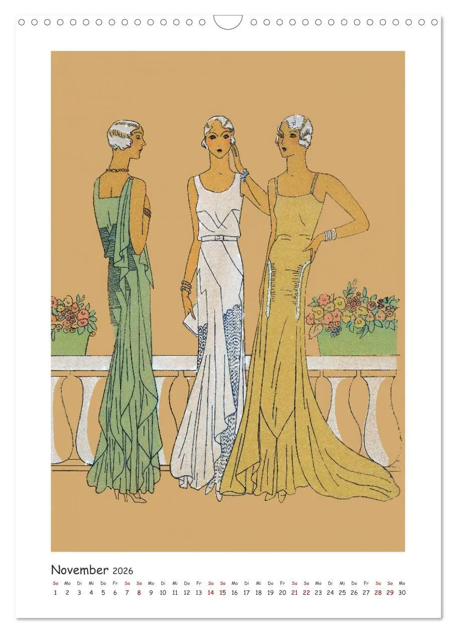 Bild: 9783457941393 | Paris Fashion Art déco (Wandkalender 2026 DIN A3 hoch), CALVENDO...