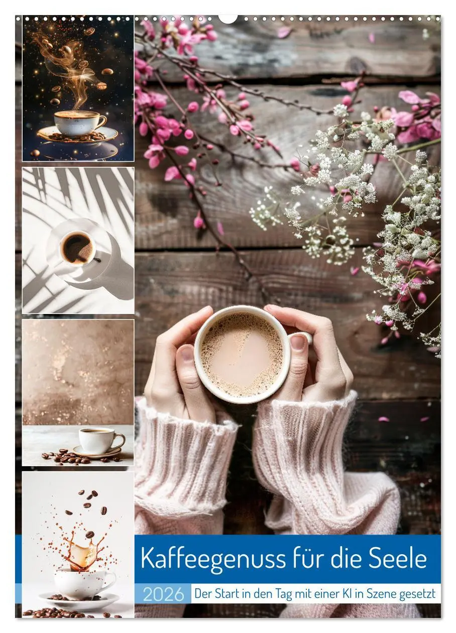 Cover: 9783516271393 | Kaffeegenuss für die Seele (Wandkalender 2026 DIN A2 hoch),...