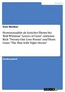 Cover: 9783640851393 | Homosexualität als lyrisches Thema bei Walt Whitman "Leaves of...