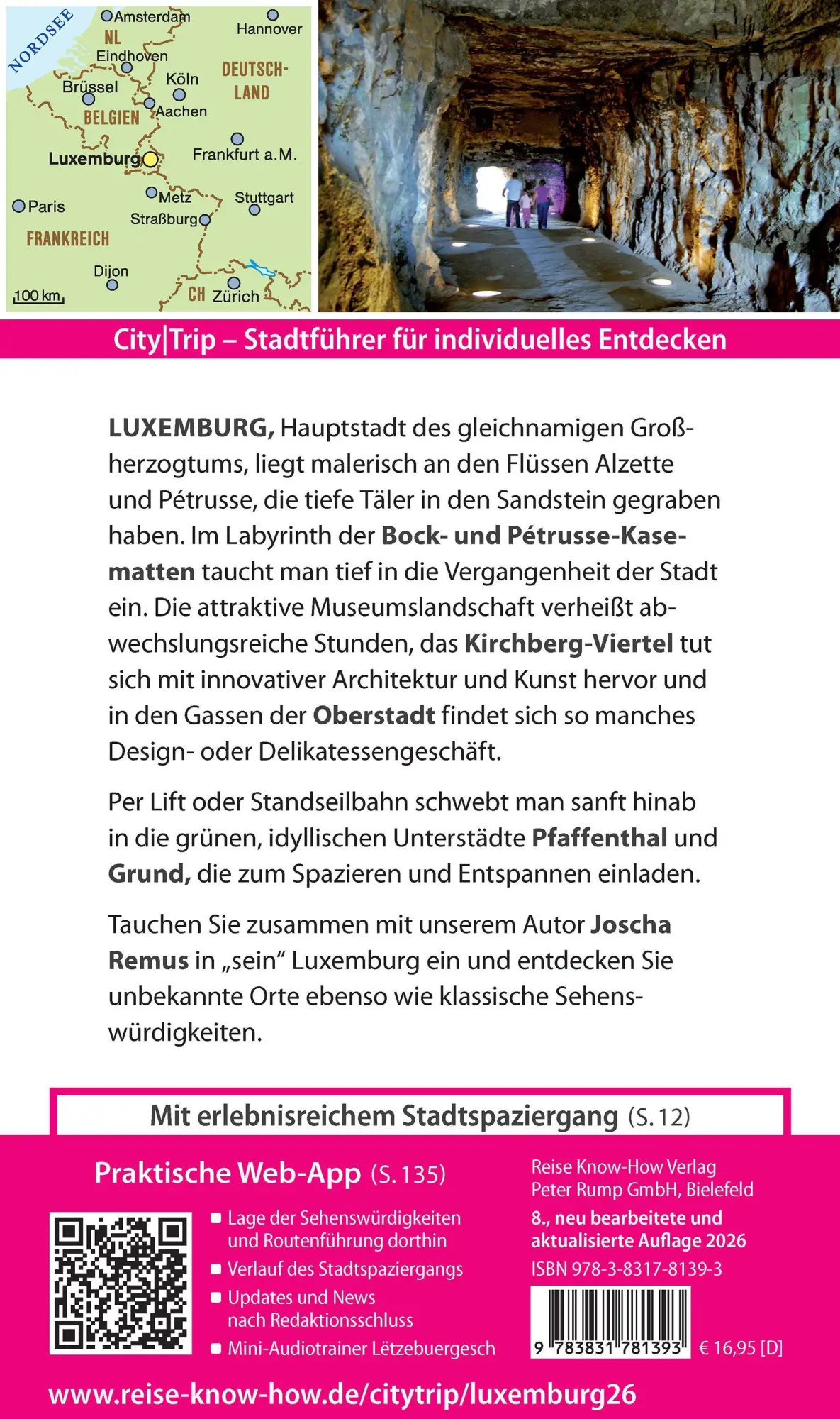Bild: 9783831781393 | Reise Know-How CityTrip Luxemburg | Joscha Remus | Taschenbuch | 2026