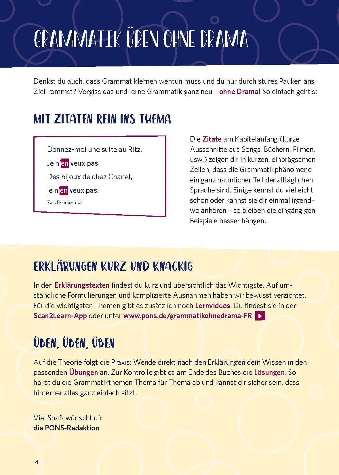 Bild: 9783125661493 | PONS Grammatik ohne Drama Französisch | Taschenbuch | 208 S. | Deutsch