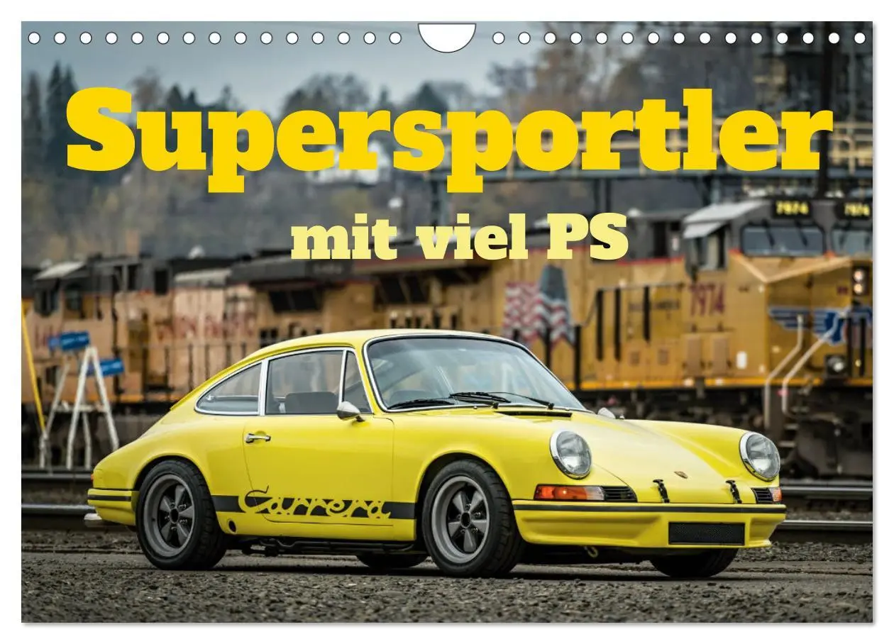 Cover: 9783457311493 | Supersportler mit viel PS (Wandkalender 2026 DIN A4 quer), CALVENDO...