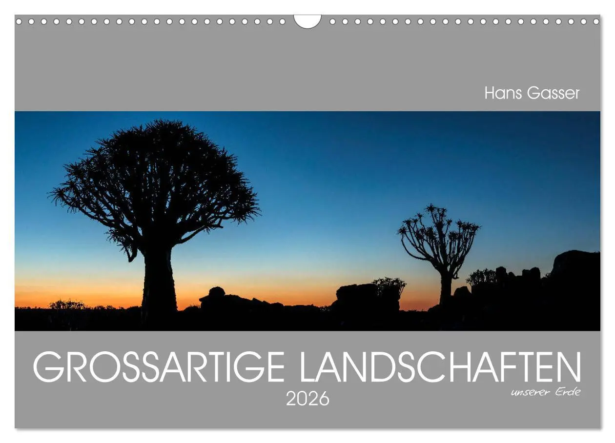 Cover: 9783457861493 | GROSSARTIGE LANDSCHAFTEN unserer Erde 2026 (Wandkalender 2026 DIN...