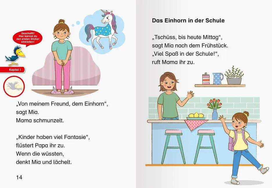 Bild: 9783473461493 | Leserabe - 1. Lesestufe - Mein Freund, das Einhorn | Tino | Buch