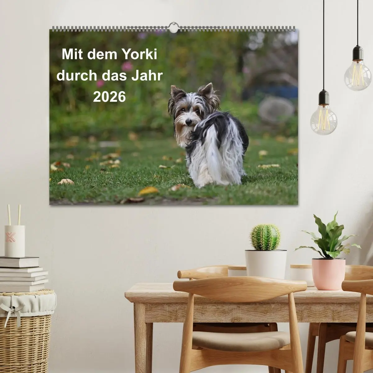 Bild: 9783516021493 | Mit dem Yorki durch das Jahr 2026 (Wandkalender 2026 DIN A2 quer),...