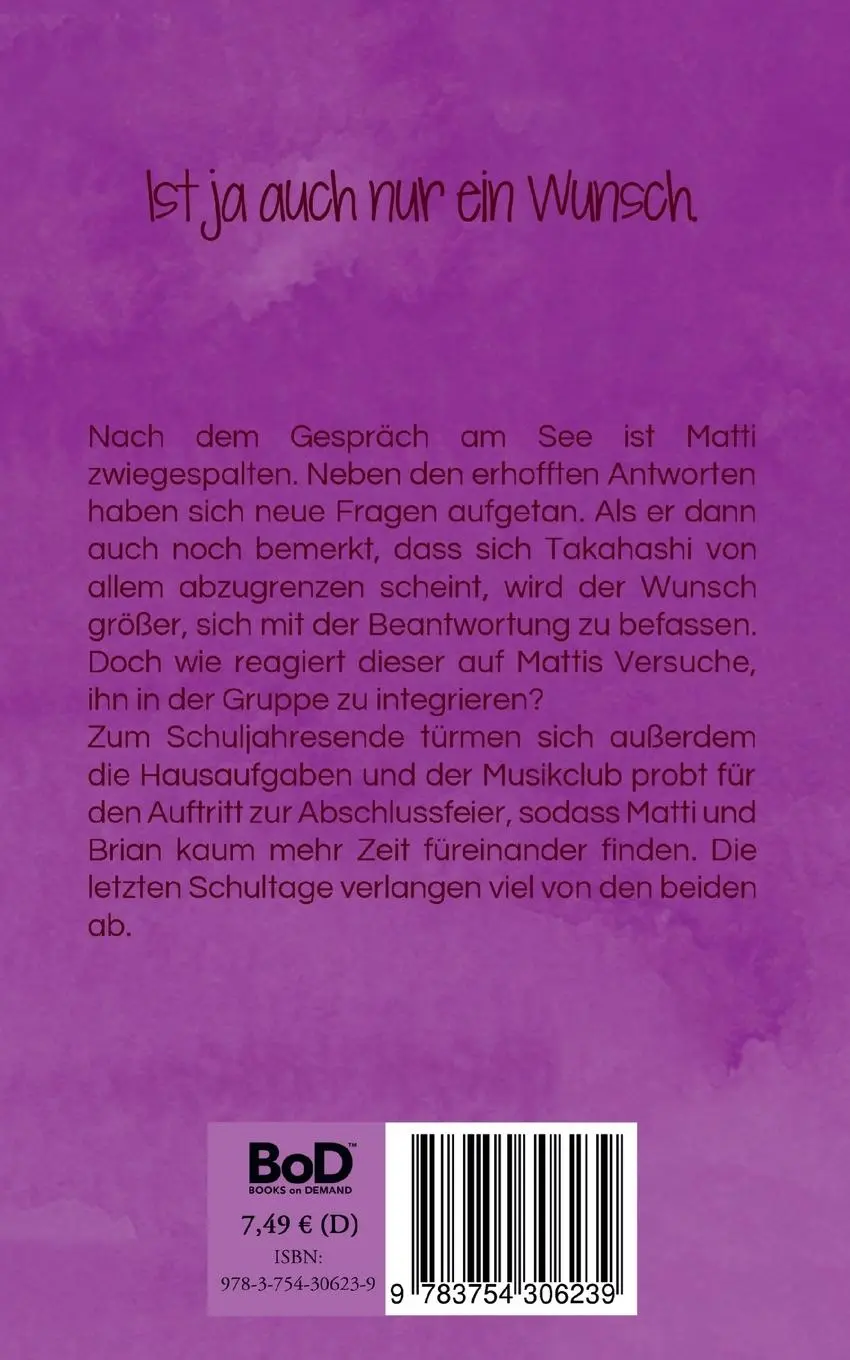 Rückseite: 9783753491493 | Matti &amp; Brian 8: Nur ein Wunsch | Matti Laaksonen | Taschenbuch | 2021