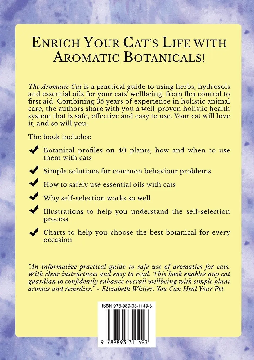 Rückseite: 9789893311493 | The Aromatic Cat | Nayana Morag (u. a.) | Taschenbuch | Englisch