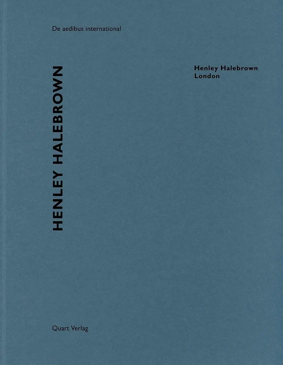 Cover: 9783037611593 | Henley Halebrown - London | Dt/engl, De aedibus international 15