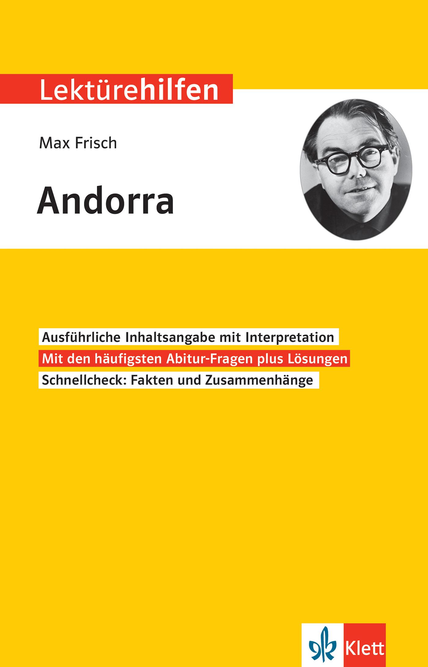 Cover: 9783129231593 | Lektürehilfen Max Frisch, Andorra | Manfred Eisenbeis | Taschenbuch