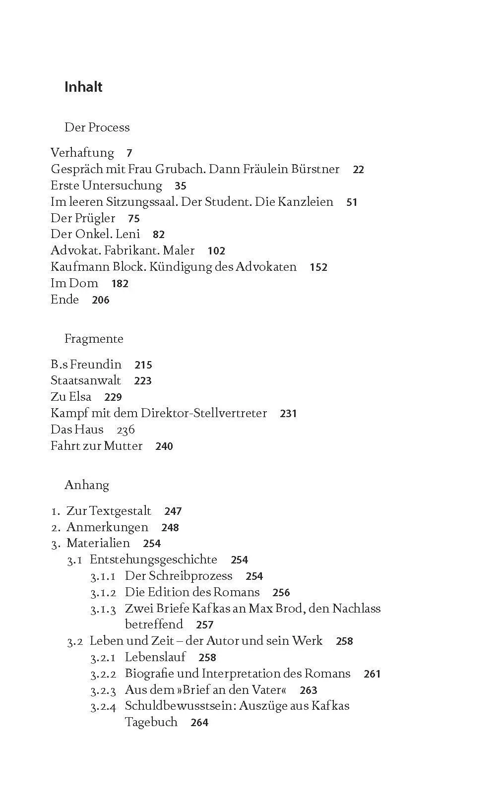 Bild: 9783150161593 | Der Process. Textausgabe mit Kommentar und Materialien | Franz Kafka