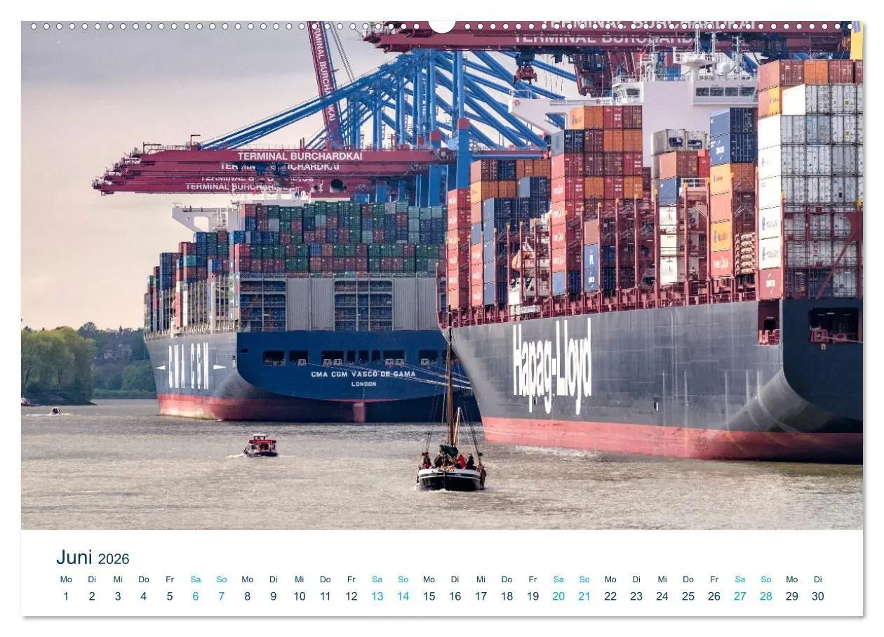 Bild: 9783457471593 | Schiffe gucken im Hamburger Hafen (hochwertiger Premium...