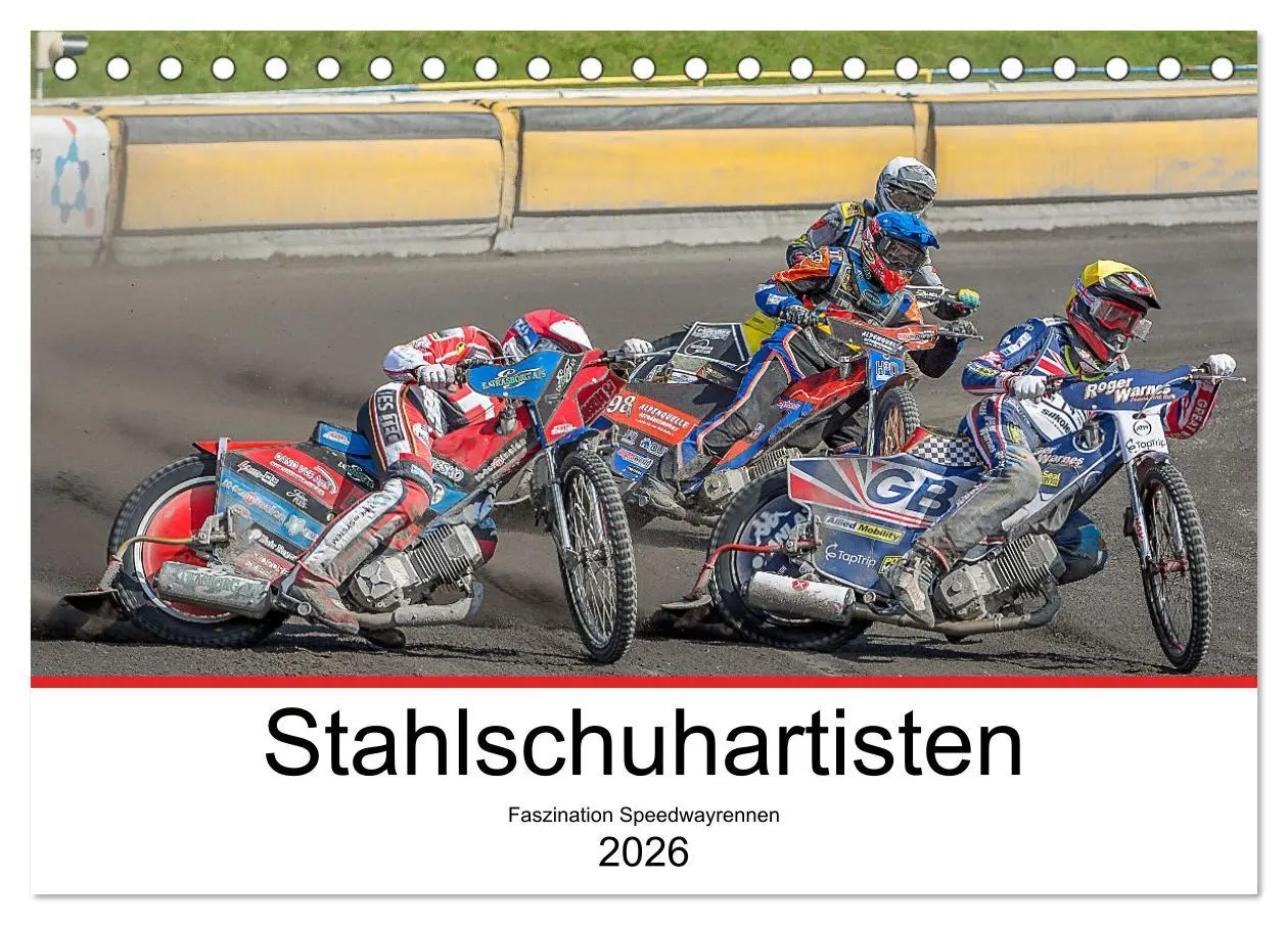 Cover: 9783457611593 | Stahlschuhartisten (Tischkalender 2026 DIN A5 quer), CALVENDO...