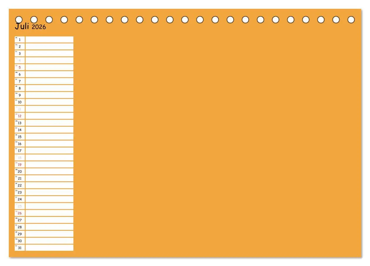 Bild: 9783516011593 | Bunter Bastelkalender (Tischkalender 2026 DIN A5 quer), CALVENDO...