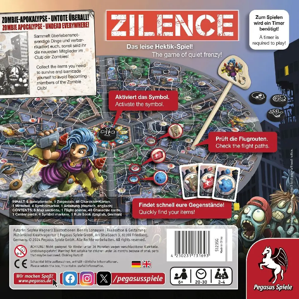 Bild: 4250231731693 | Zilence (Kinderpiel) | Sophia Wagner | Spiel | In Spielebox | 51235G