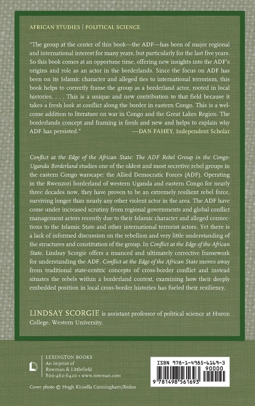 Rückseite: 9781498561693 | Conflict at the Edge of the African State | Lindsay Scorgie | Buch