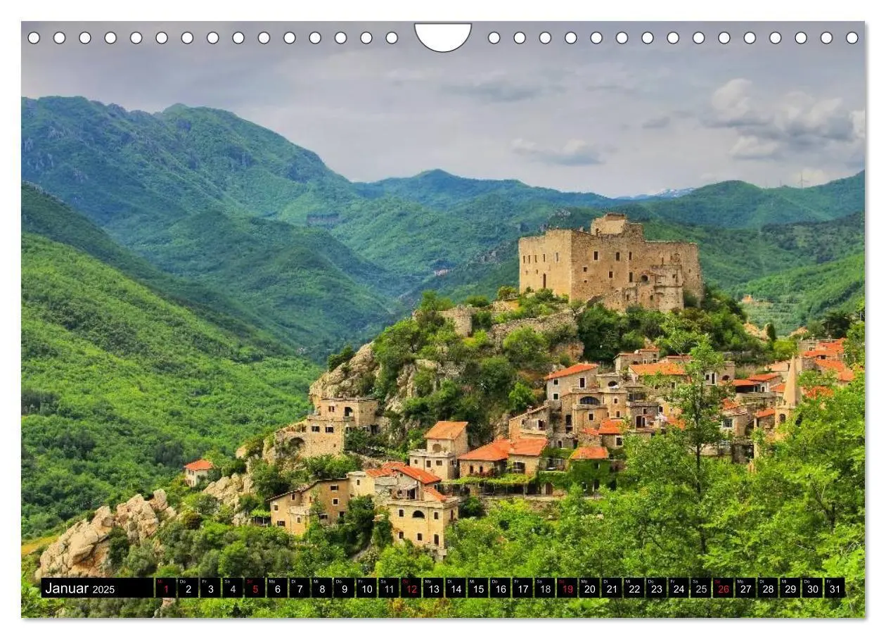 Bild: 9783435681693 | Ligurien - Berge und Meer (Wandkalender 2025 DIN A4 quer), CALVENDO...