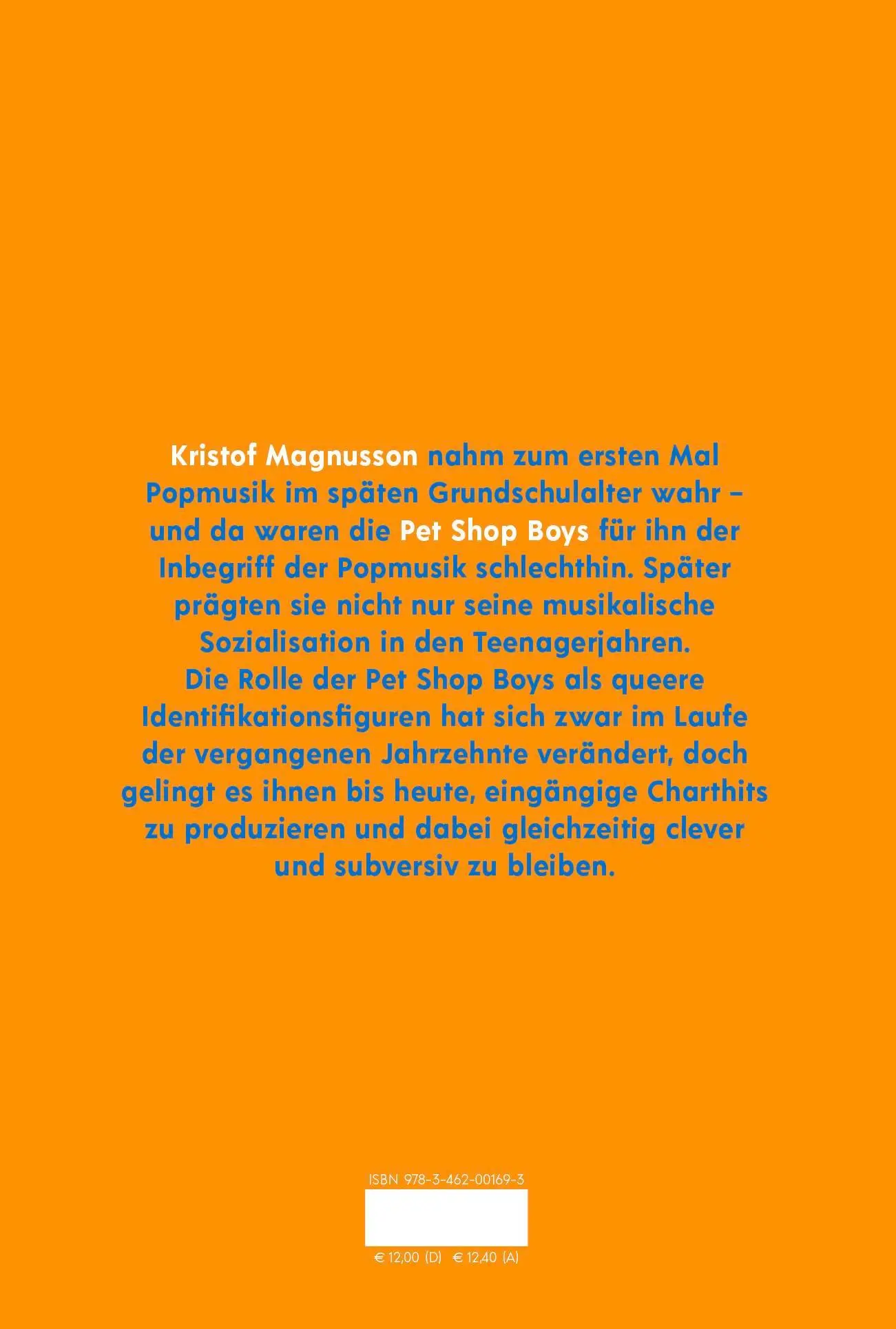 Rückseite: 9783462001693 | Kristof Magnusson über Pet Shop Boys, queere Vorbilder und...