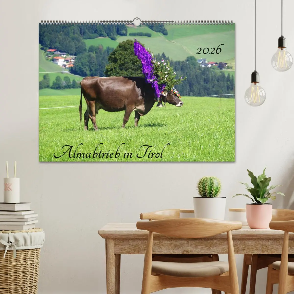 Bild: 9783516001693 | Almabtrieb in Tirol (Wandkalender 2026 DIN A2 quer), CALVENDO...