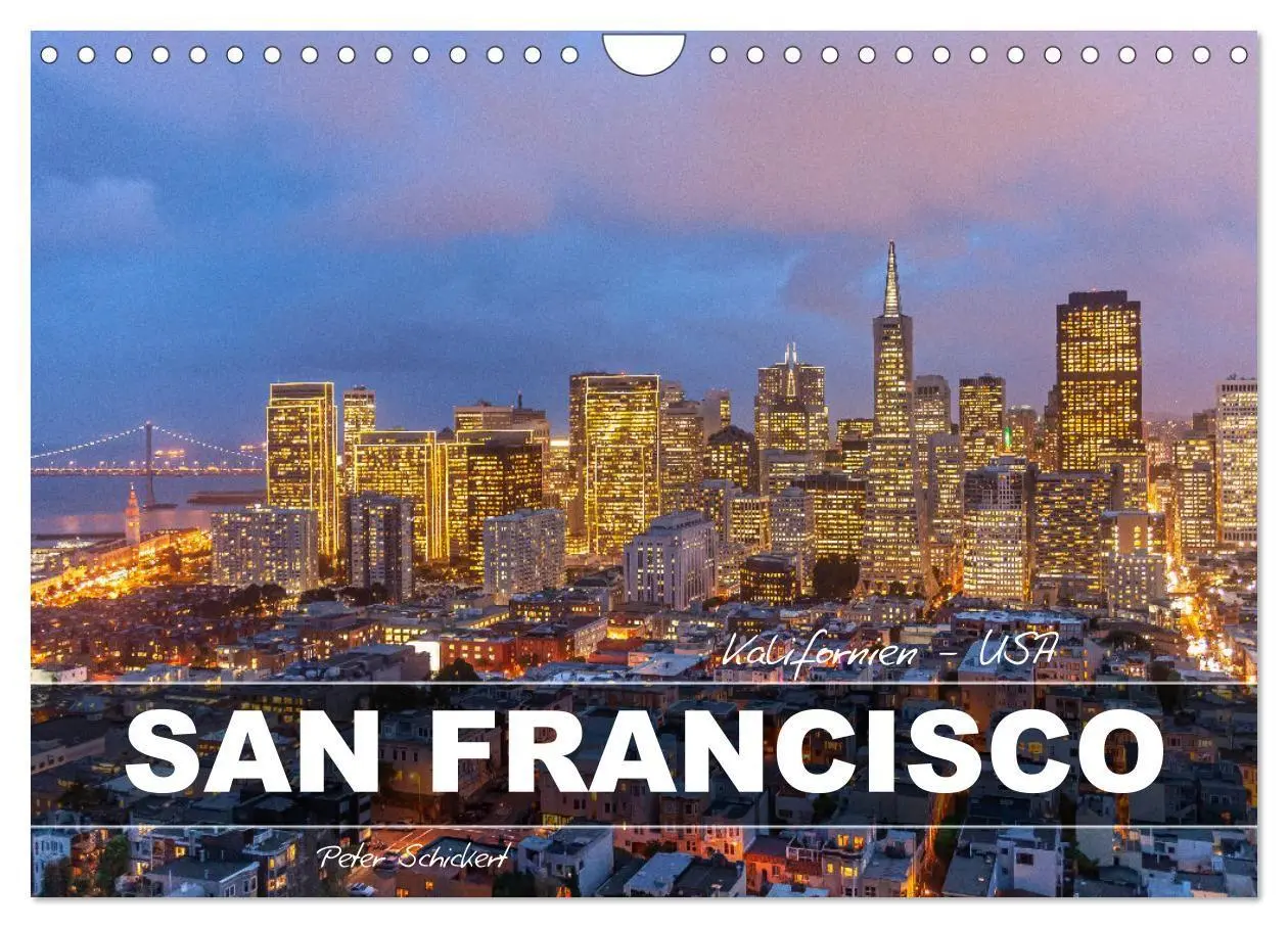 Cover: 9783594151693 | Kalifornien - USA - San Francisco (Wandkalender 2027 DIN A4 quer),...