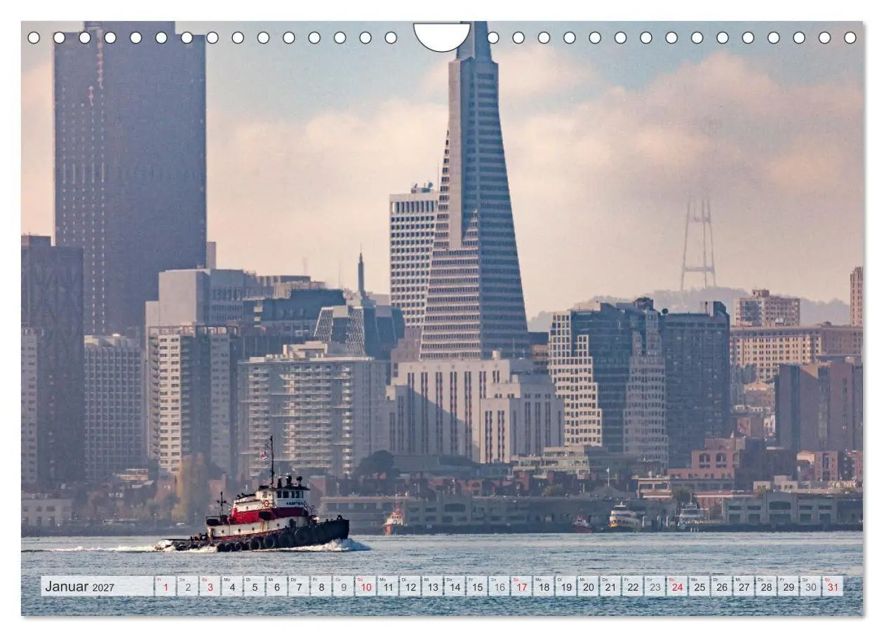 Bild: 9783594151693 | Kalifornien - USA - San Francisco (Wandkalender 2027 DIN A4 quer),...
