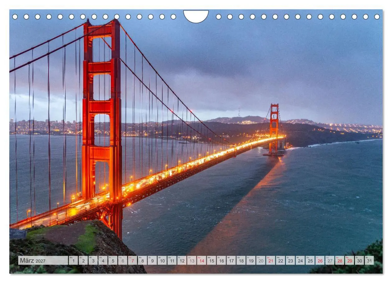 Bild: 9783594151693 | Kalifornien - USA - San Francisco (Wandkalender 2027 DIN A4 quer),...