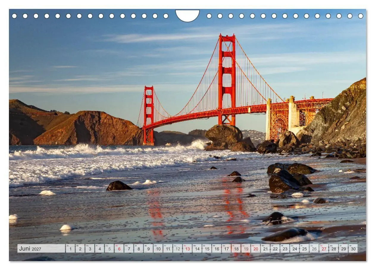 Bild: 9783594151693 | Kalifornien - USA - San Francisco (Wandkalender 2027 DIN A4 quer),...