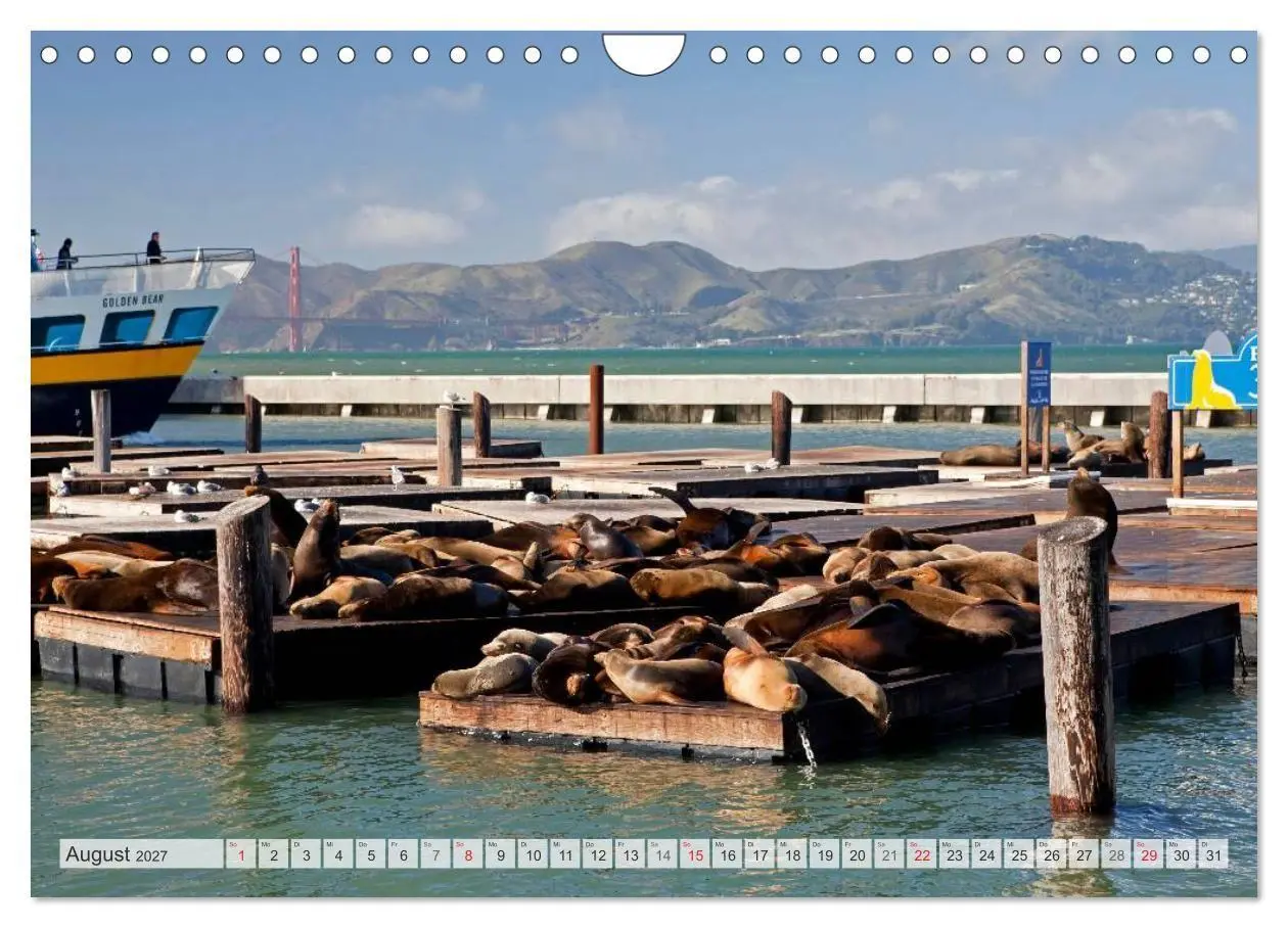 Bild: 9783594151693 | Kalifornien - USA - San Francisco (Wandkalender 2027 DIN A4 quer),...