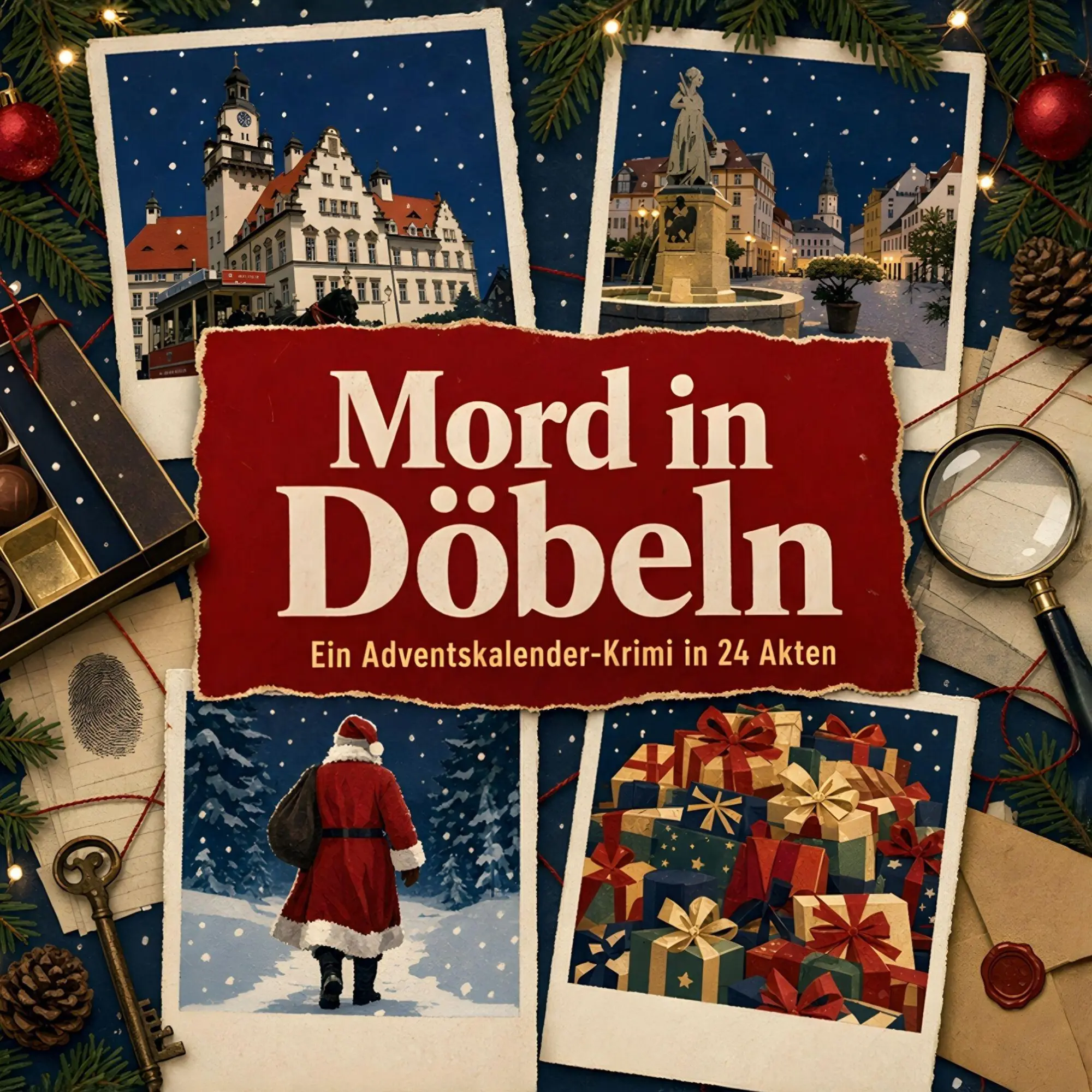 Cover: 9783696121693 | Mord in Döbeln | Ein Adventskalender-Krimi in 24 Akten | Emma Horn