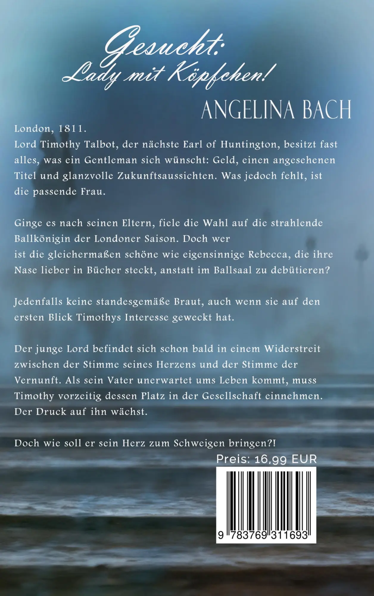 Rückseite: 9783769311693 | Gesucht: Lady mit Köpfchen! | Ein Regency-Roman | Angelina Bach | Buch
