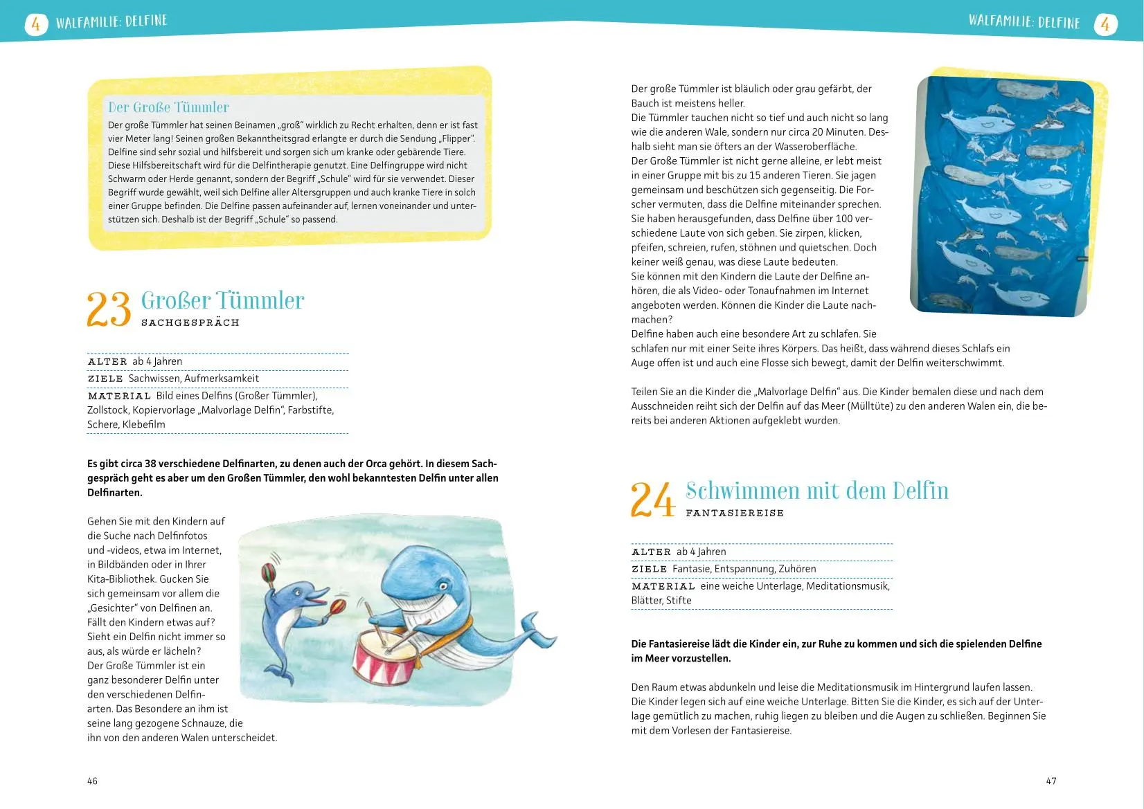 Bild: 9783780651693 | Projektreihe Kindergarten - Wale und Delfine | Anja Mohr | Taschenbuch
