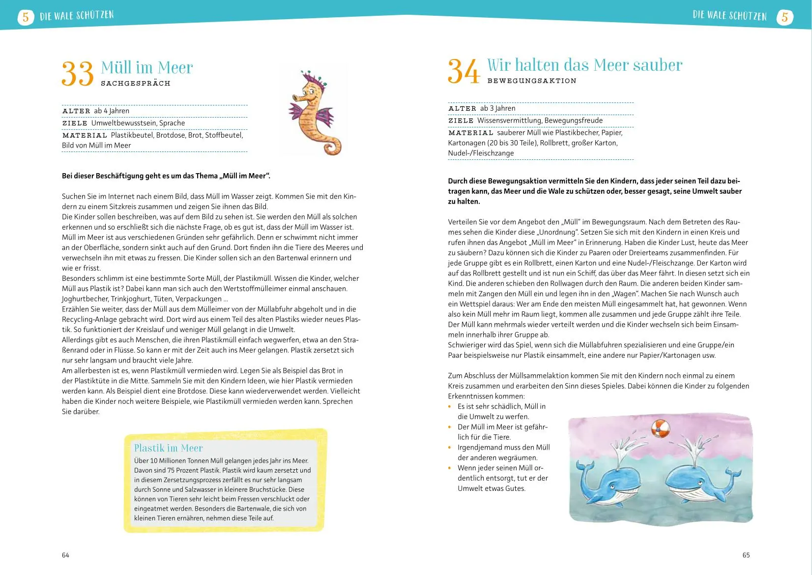 Bild: 9783780651693 | Projektreihe Kindergarten - Wale und Delfine | Anja Mohr | Taschenbuch