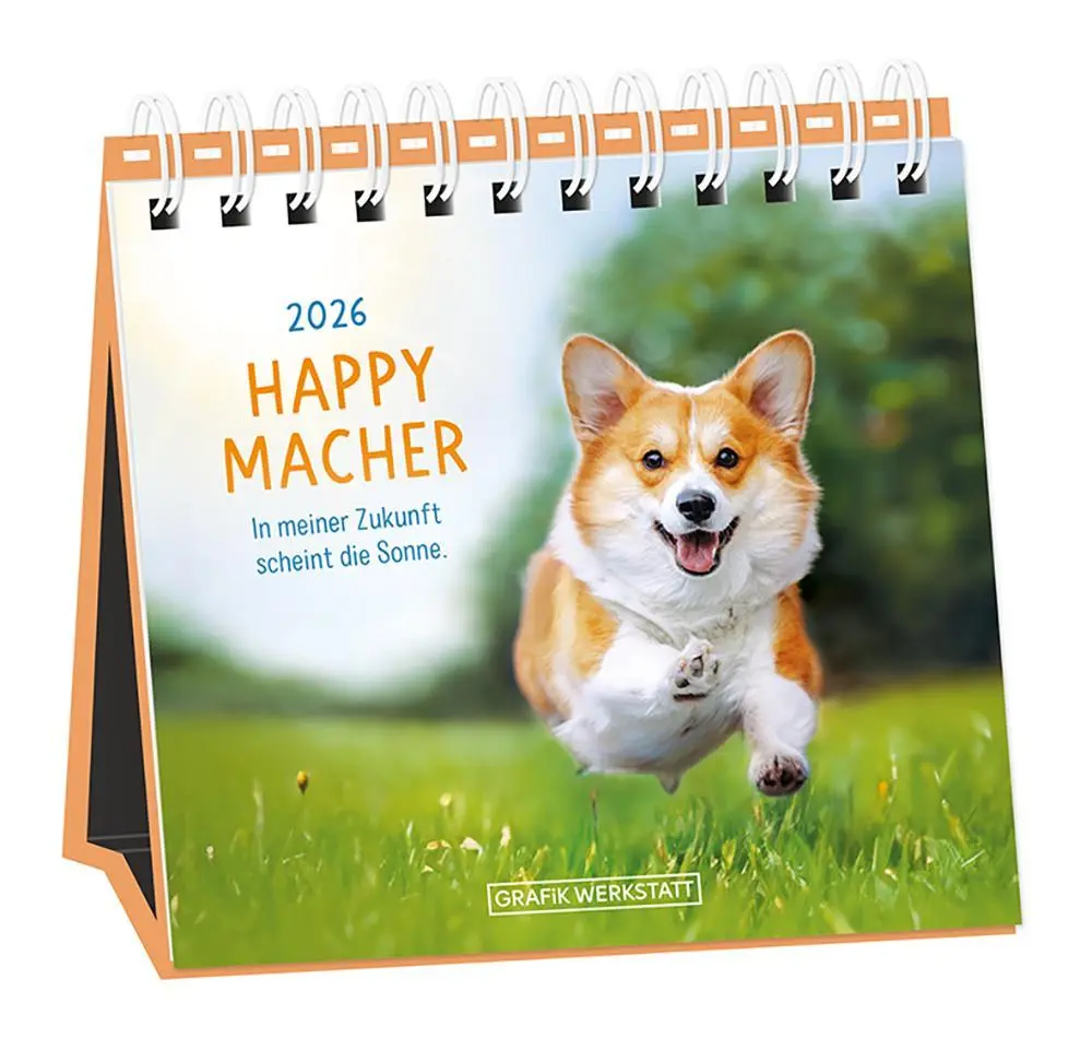 Cover: 9783986361693 | Tischkalender 2026 Happymacher | Tischkalender | Original | Kalender