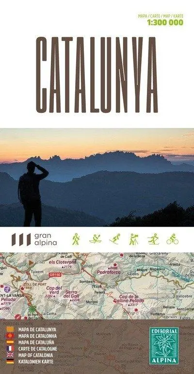 Cover: 9788470111693 | Catalunya | 1:300000 | (Land-)Karte | Alpina Editorial Wanderkarte