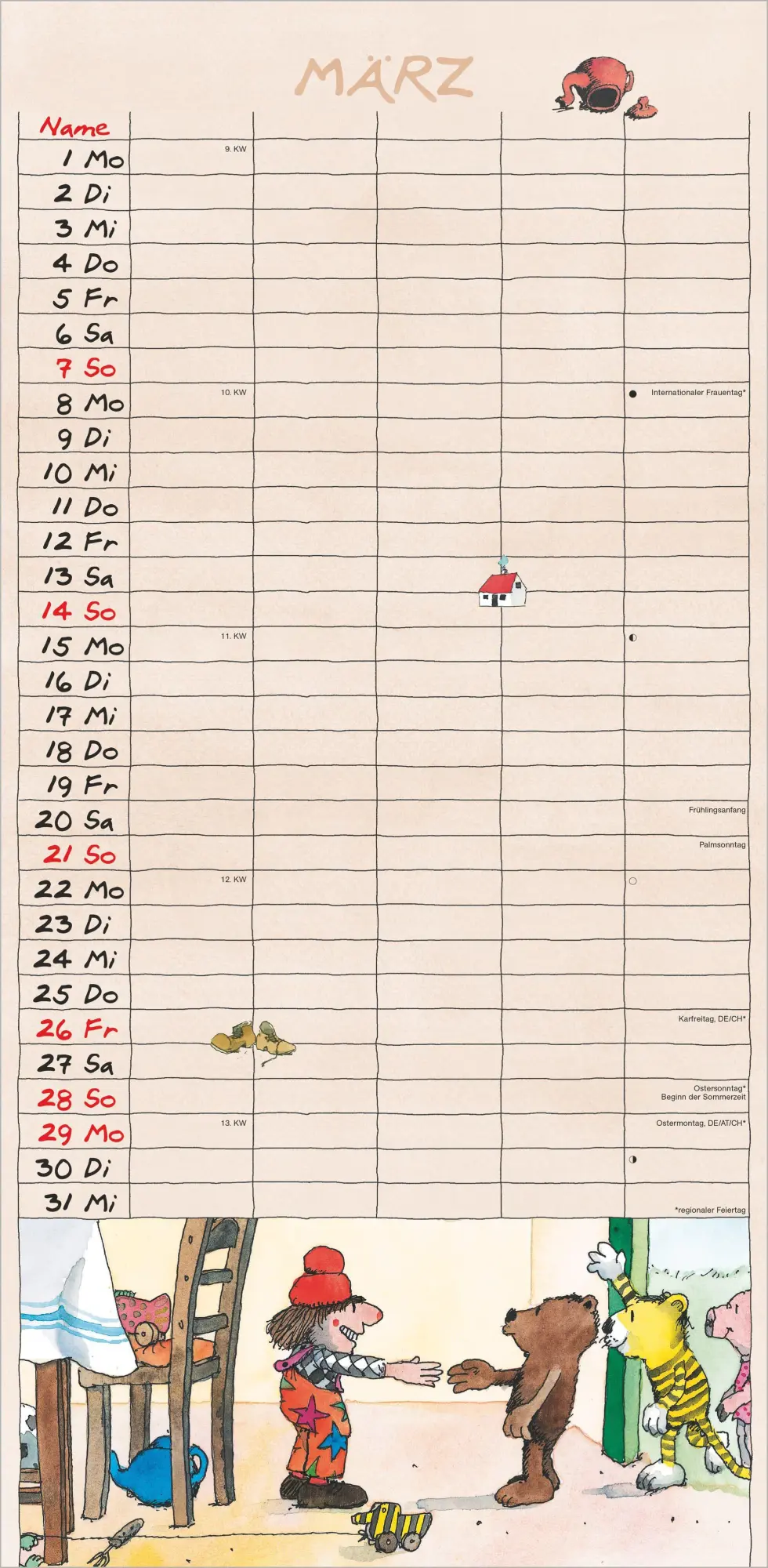 Bild: 4069095011793 | Janosch Familienplaner 2027 | Neumann Verlage GmbH &amp; Co KG | Kalender