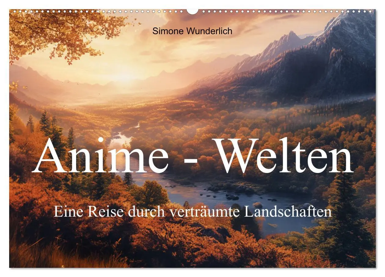 Cover: 9783457451793 | Anime - Welten: Eine Reise durch verträumte Welten (Wandkalender...