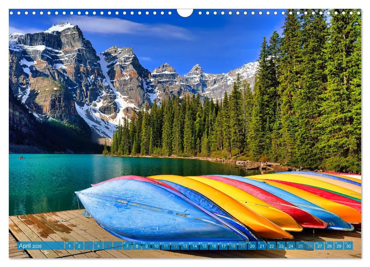 Bild: 9783457521793 | Moraine Lake, Alberta/ Kanada (Wandkalender 2026 DIN A3 quer),...
