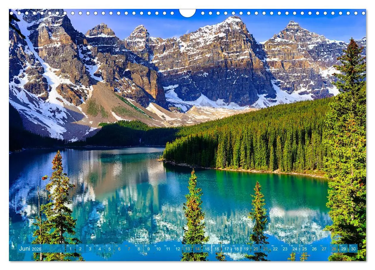 Bild: 9783457521793 | Moraine Lake, Alberta/ Kanada (Wandkalender 2026 DIN A3 quer),...