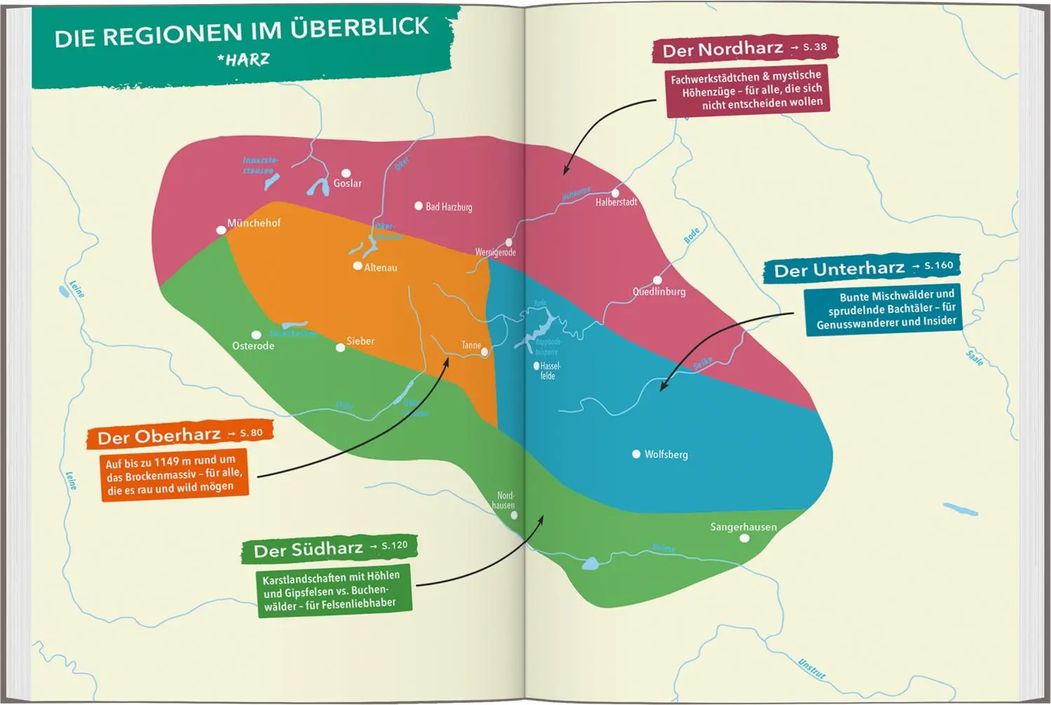 Bild: 9783575021793 | MARCO POLO OUTDOOR GUIDE Reiseführer Harz | Jana Zieseniß | Buch