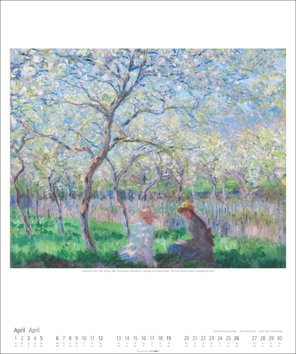 Bild: 9783839901793 | Claude Monet Im Garten Kalender 2026 | Claude Monet | Kalender | 14 S.